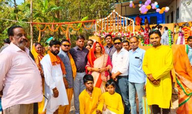 महाशिवरात्रि के पर्व में कांसाबेल तुर्केश्वर धाम , शिव मंदिर में भक्तों ने किया जलाभिषेक 