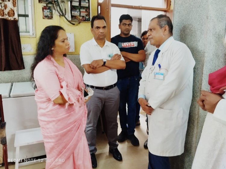 आयुक्त चिकित्सा शिक्षा बनने के बाद स्वास्थ सुविधा दुरुस्त करने श्रीमती शिखा राजपूत तिवारी ने कसा कमर,अस्पताल का औचक निरीक्षण कर ओपीडी एवं वार्डों का अवलोकन कर स्वास्थ्य सुविधाओं की ली जानकारी