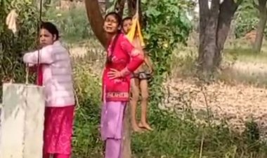 रस्सी से बांधकर पेड़ पर लटकाया, घंटों तक चिल्लाता रहा मासूम छात्र, इस बात पर भड़की टीचर ने दी ऐसी सजा...