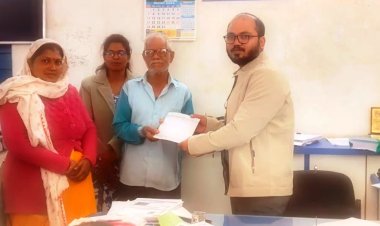 रायपुर : महिला समूह की सदस्य के परिजन को पीएम जीवन ज्योति बीमा योजना से मिला दो लाख रुपये का लाभ,   