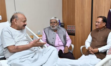 रायपुर : मुख्यमंत्री विष्णुदेव साय ने विधायक श्री भैयालाल राजवाड़े के स्वास्थ्य लाभ की कामना की,