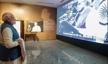 प्रधानमंत्री ने उत्तर प्रदेश के लखनऊ में राष्ट्र प्रेरणा स्थल के लोकार्पण के विशेष क्षण साझा किए,