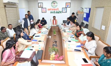 रायपुर : उप मुख्यमंत्री विजय शर्मा से जिला पंचायत अध्यक्षों ने विभिन्न मांगों पर की चर्चा      