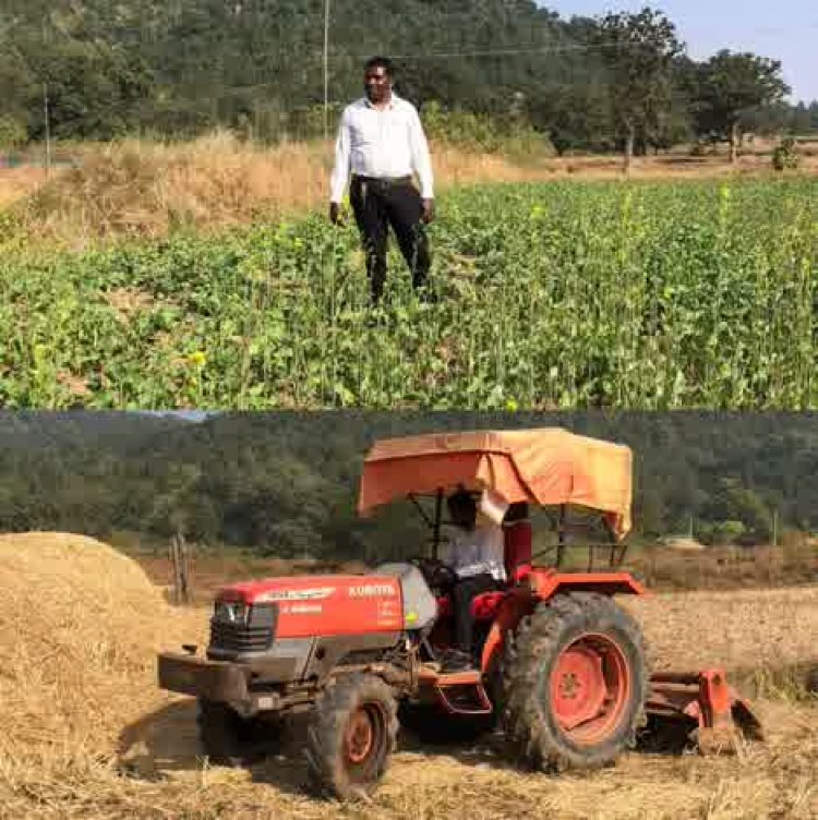 प्रधानमंत्री धन–धान्य कृषि योजना ने बदली जशपुर के किसान की किस्मत,,,