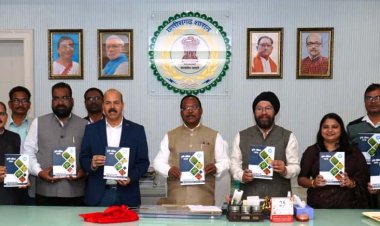 कृषि मंत्री ने कृषि विश्वविद्यालय द्वारा प्रकाशित कृषि दर्शिका 2026 का किया विमोचन 