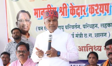वन मंत्री केदार कश्यप ने 24 करोड़ 53 लाख रुपये से अधिक के विकास कार्यों का किया भूमिपूजन