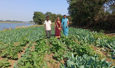 जैविक खेती की ओर बढ़ा रहा है किसानों का रुझान : प्राकृतिक खेती से कृषक श्रीमती मनभौतिन बाई निषाद एवं श्री माखन निषाद को मिला भरपूर लाभ