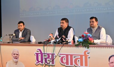 सचिव खनिज संसाधन विभाग छत्तीसगढ़ शासन पी. दयानंद की पत्रकार वार्ता,,,