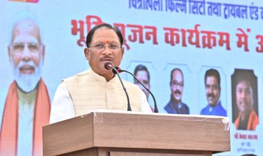 चित्रोत्पला फिल्म सिटी छत्तीसगढ़ की रचनात्मक अर्थव्यवस्था को देगी नई गति : मुख्यमंत्री विष्णु देव साय