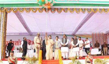 सक्ति जिले में उत्साह से मनाया गया 77वां गणतंत्र दिवस समारोह