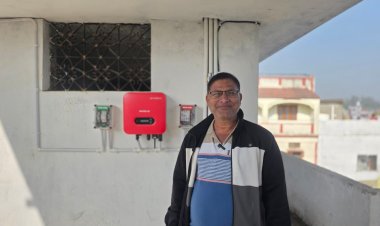 उपभोक्ता’ से ’ऊर्जा दाता’ बने कृष्ण कुमार, सोलर सिस्टम से हर दिन मिल रही 20 यूनिट बिजली का उत्पादन