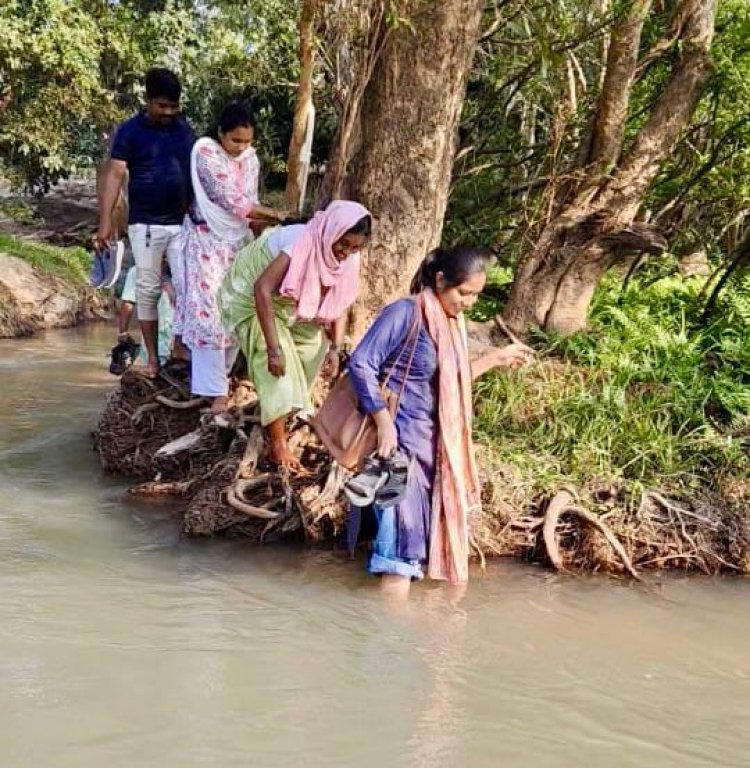 स्पेशल स्टोरी : नदी-नाले पार कर बचाया गया भविष्य