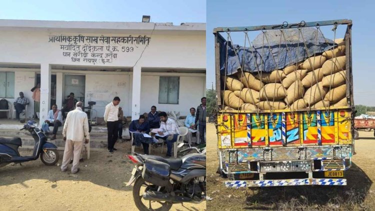 धरसीवां में 200 क्विंटल धान और ट्रक जब्त, मील को भी किया गया सील, सर्तक ऐप से हो रही निगरानी