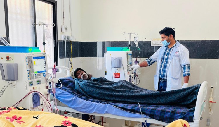 8 महीने में 70 से अधिक बार डायलिसिस, वह भी निःशुल्क