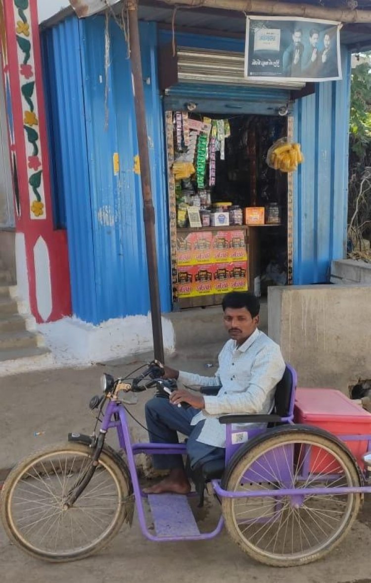 बैटरी चालित मोटराइज्ड ट्राइसाइकिल बनी संबल