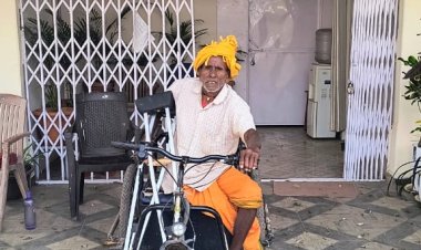 मोटराइज्ड ट्रायसायकल से बदली समज राम साहू की जिंदगी  