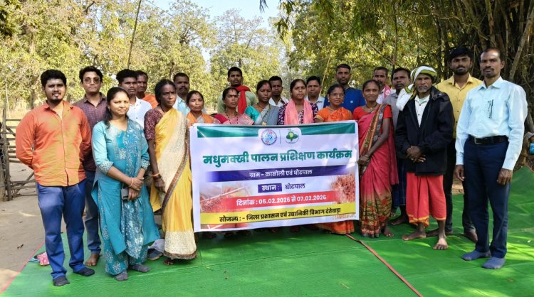 प्रधानमंत्री धन-धान्य योजना से दंतेवाड़ा में मधुमक्खी पालन को बढ़ावा