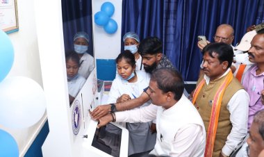 भानपुरी में आधुनिक तकनीक और बुनियादी ढांचे का अनूठा संगम हेल्थ एटीएम का शुभारंभ    