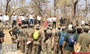 प्रशिक्षु आईएफएस अधिकारियों ने छत्तीसगढ़ में भू-जल संरक्षण कार्यों का किया अध्ययन