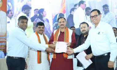 एमसीबी जिले से टीबी मुक्त भारत अभियान का स्वास्थ्य मंत्री श्याम बिहारी जायसवाल ने किया शुभारंभ  