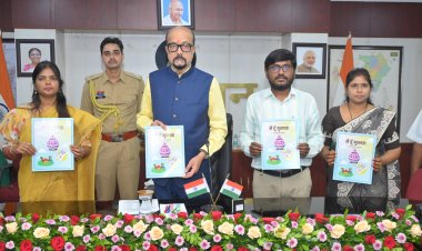 राज्यपाल डेका से धमतरी के सुदूर वनांचल क्षेत्र के प्रतिभाशाली बच्चों ने की आत्मीय मुलाकात