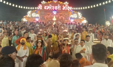 आस्था के आगे थम गई रफ्तार : डोंगरगढ़ में ज्योति विसर्जन के लिए रुकी ट्रेनें, महावीर तालाब में हजारों कलश विसर्जित