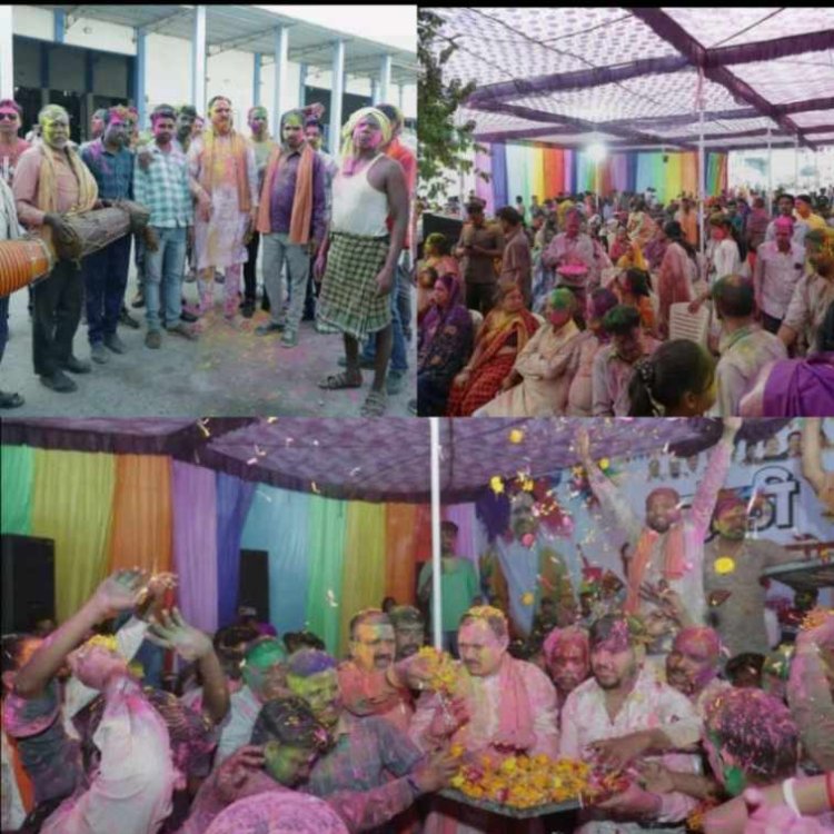 रतनपुर स्थित निवास में संपन्न हुआ होली मिलन समारोह, पारंपरिक फाग गीतों पर थिरके स्वास्थ्य मंत्री श्याम बिहारी,