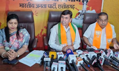 प्रेस वार्ता: शासकीय जमीन की फर्जी खरीद-फरोख्त में ‘नेताजी’ शामिल, कार्रवाई नहीं करने पर भाजपा ने कांग्रेस पर साधा निशाना